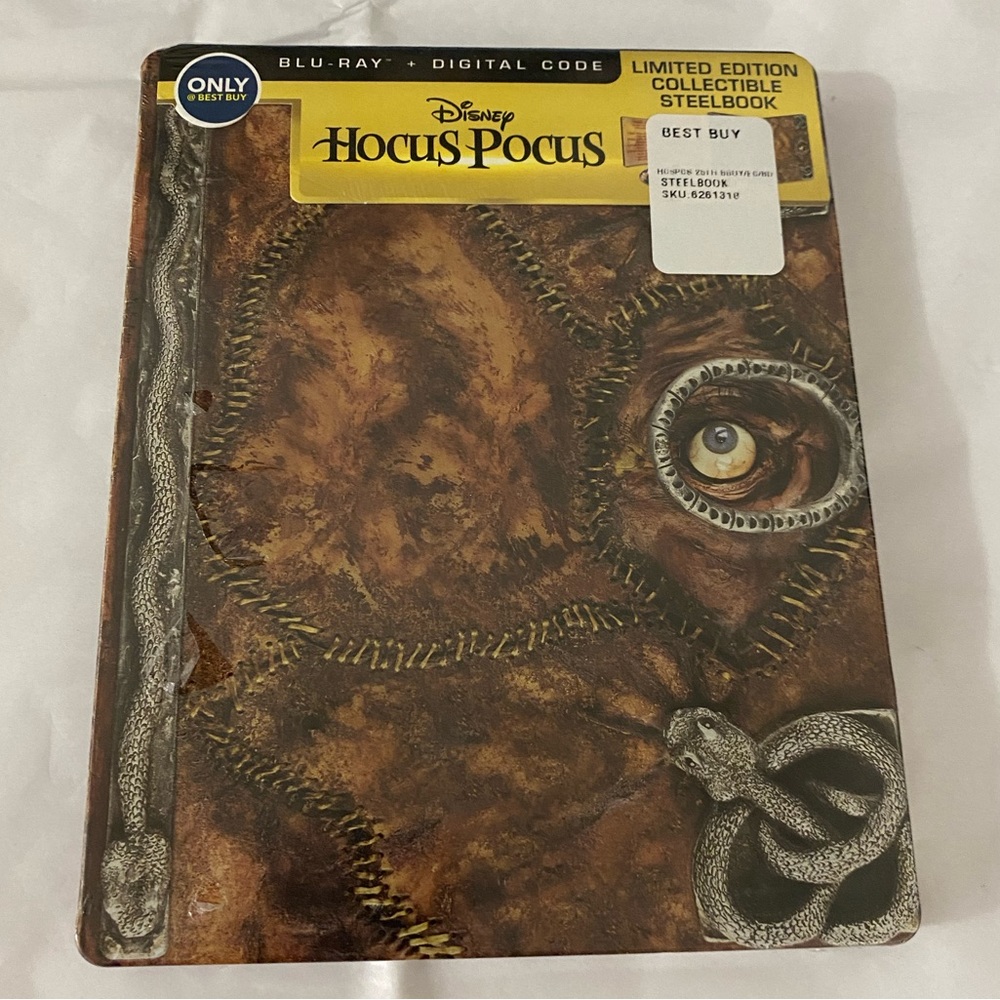 RARE Disney’s Hocus Pocus Blu-Ray Steelbook